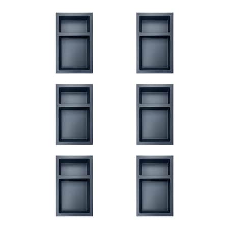 American Built Pro Shower Niche Tile Template, Plastic Rectangle wsplit sections, 6PK SN2414 SPLD P6